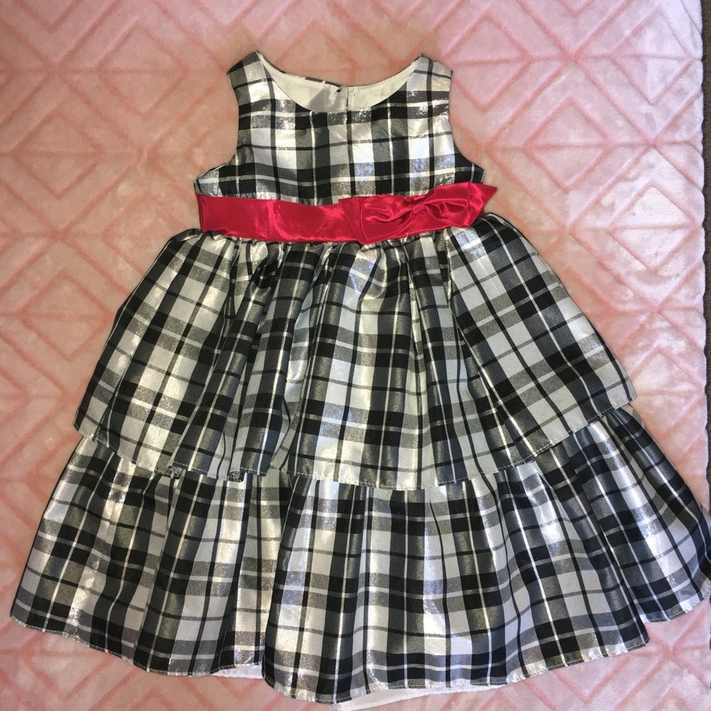 Formal plaid 3T dress